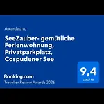 Seezauber- Gemuetliche Ferienwohnung, Privatparkplatz, Cospudener